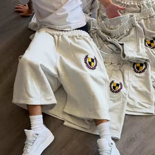 男士重量級棉質短褲 · 1