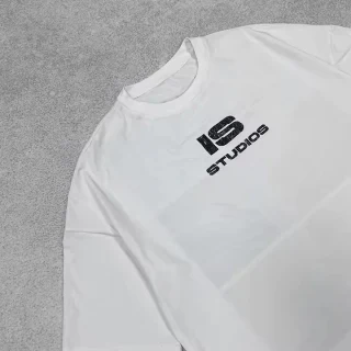 Camiseta masculina oversized de algodão pesado com ajuste quadrado · 3