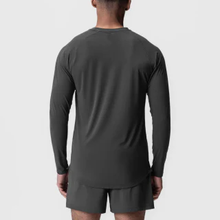 T-shirt oversize da uomo in cotone a maniche lunghe · 4