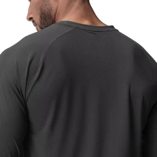 T-shirt oversize da uomo in cotone a maniche lunghe · 5