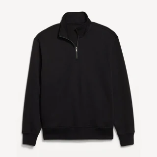 Men's quarter-zip cotton hoodie · 4