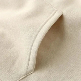 Sweat à capuche zippé oversize en coton épais pour homme · 6