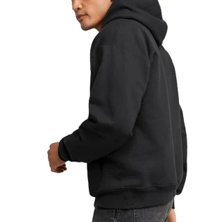 Felpa con cappuccio da uomo in cotone con zip · 5