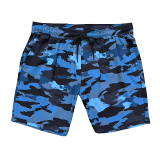 Schnell trocknende Herren-Badeshorts aus Polyester/Spandex · 4