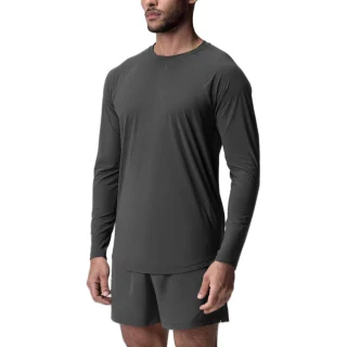 Camiseta oversize de hombre de algodón de manga larga · 3