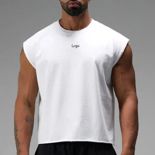 Ärmelloses Herren-Tanktop aus Baumwolle · 2