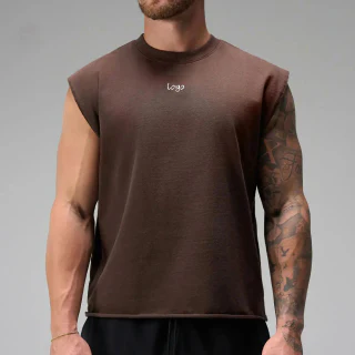 Ärmelloses Herren-Tanktop aus Baumwolle · 3