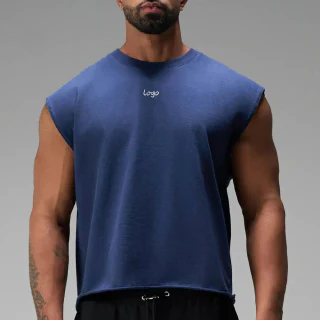 Ärmelloses Herren-Tanktop aus Baumwolle · 4