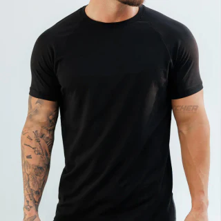 Schnelltrocknendes Herren-T-Shirt aus Baumwolle · 4