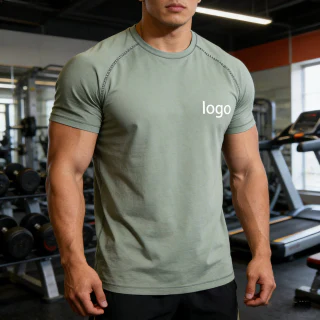 T-shirt raglan de secagem rápida para homem · 1