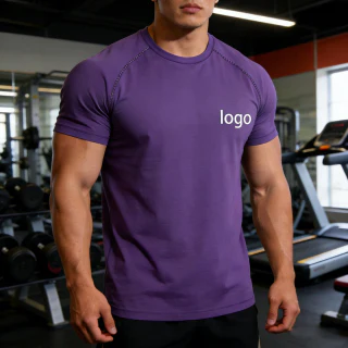T-shirt raglan de secagem rápida para homem · 2