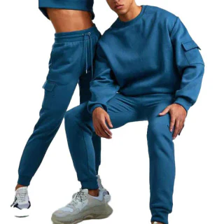 Unisex-Trainingsanzug aus Baumwolle mit schmaler Passform · 4