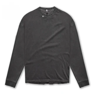T-shirt girocollo da uomo a maniche lunghe pesante · 3
