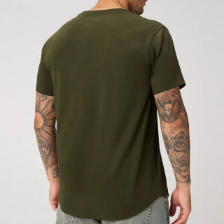 Camiseta masculina de algodão · 2