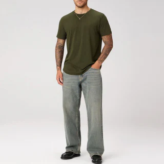 Camiseta masculina de algodão · 3