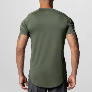 Schnell trocknendes, leichtes Spandex-T-Shirt für Herren · 2