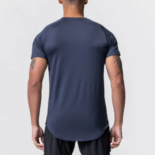 เสื้อยืดไนลอน/สแปนเด็กซ์น้ำหนักเบาแห้งเร็วสำหรับผู้ชาย · 2