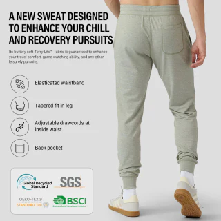 Leichte Polyester-Jogginghose für Herren · 3