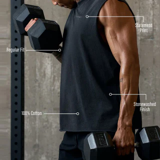 Men's cotton tank top · 4