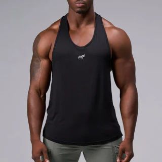Men's quick-dry lightweight polyester/spandex tank top · 1
