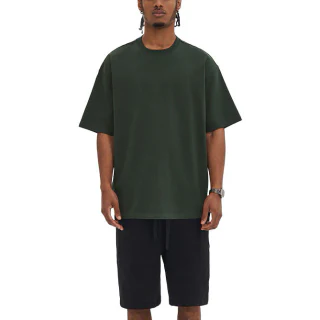 Camiseta oversize de hombre de algodón pesado · 5