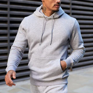 Men's cotton/polyester hoodie · 5