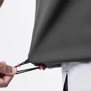 Camiseta masculina oversized de algodão pesado · 4