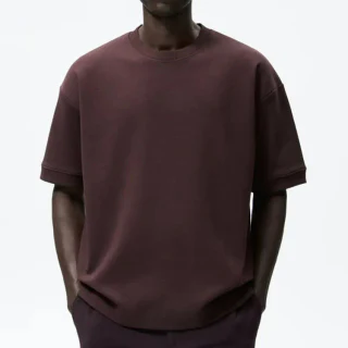 Übergroßes Herren-Sweatshirt mit Rundhalsausschnitt aus Baumwolle · 4