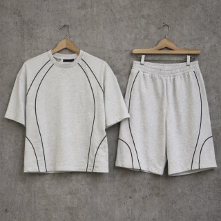 男士重量級棉質運動服 · 3