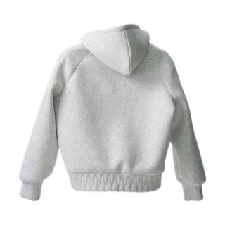 Sweat à capuche zippé épais coupe boxy · 4