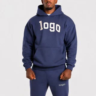 Men's oversized cotton hoodie · 1