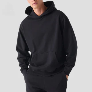 Unisex-Kapuzenpullover aus schwerer, übergroßer Baumwolle · 1