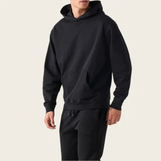 Unisex-Kapuzenpullover aus schwerer, übergroßer Baumwolle · 2