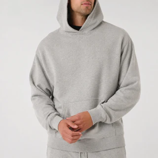 Sudadera con capucha unisex extragrande de algodón pesado · 1
