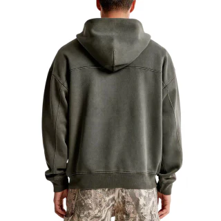 Herren-Kapuzenpullover mit Acid-Waschung · 4