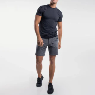 לוגו מותאם אישית גברים מהיר יבש ספורט חולצות כושר רך טי · 2