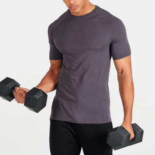T-shirt da uomo in spandex ad asciugatura rapida · 1