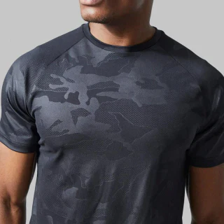 Men's quick-dry polyester/spandex T-shirt · 2