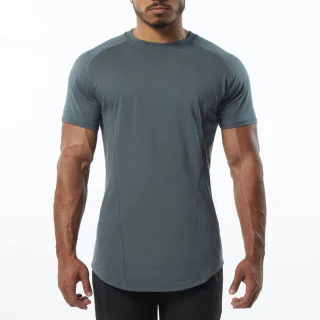 T-shirt en spandex à séchage rapide pour hommes · 1