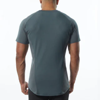 T-shirt en spandex à séchage rapide pour hommes · 2