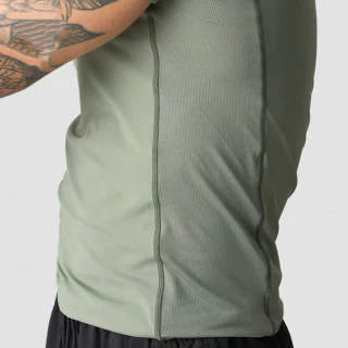 חולצת טריקו raglan פוליאסטר/ספנדקס בגזרת צווארון דק לגברים · 4