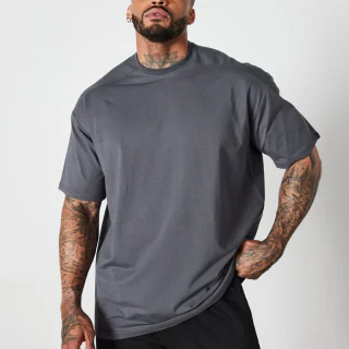 T-shirt coupe slim en coton/élasthanne · 1