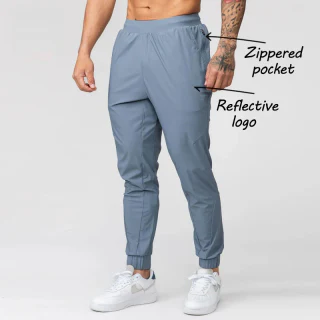 Pantalon de jogging en nylon léger pour hommes · 1