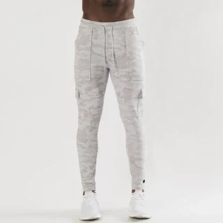 Pantalon de jogging cargo slim en coton · 2