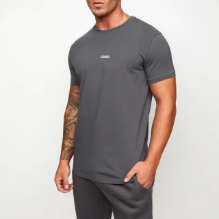 Men's quick-dry cotton/polyester T-shirt · 1