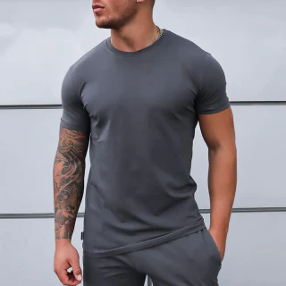 Men's quick-dry cotton/polyester T-shirt · 2