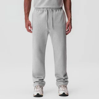 Herren-Jogginghose aus schwerer Baumwolle mit geradem Bein · 1