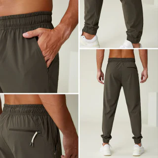 Men's polyester/spandex joggers · 2