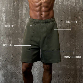 Pantalones cortos de algodón para hombre. · 4