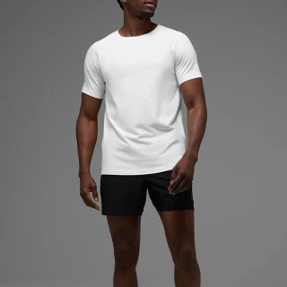 Camiseta masculina de algodão com gola redonda e secagem rápida · 4